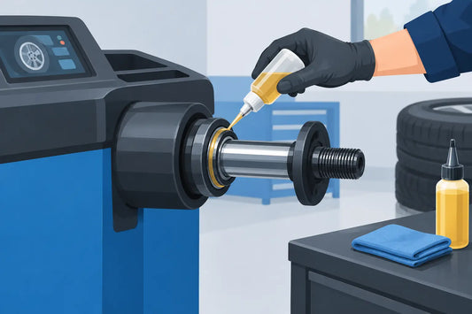 How to Lubricate a Wheel Balancer Shaft Properly