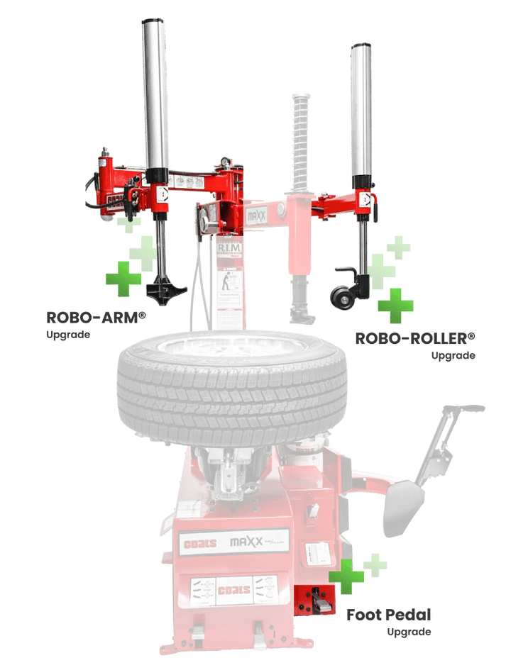 New Coats MAXX 50 Tire Changer w 1yr supply of duckheads 800MAXX50