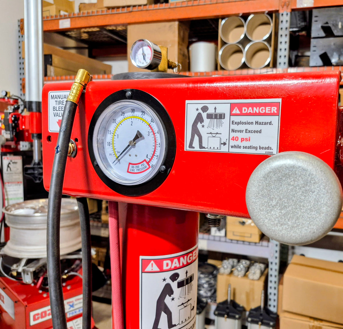 Tire Changer Coats 50 series with air Motor rim clamp 1yr warranty