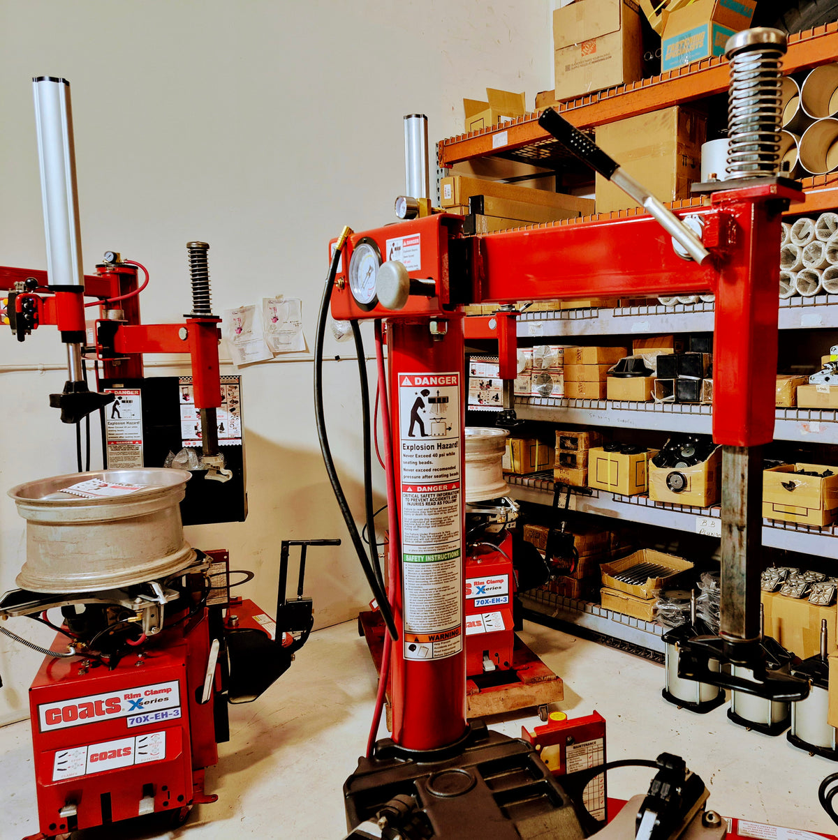 Tire Changer Coats 50 series with air Motor rim clamp 1yr warranty