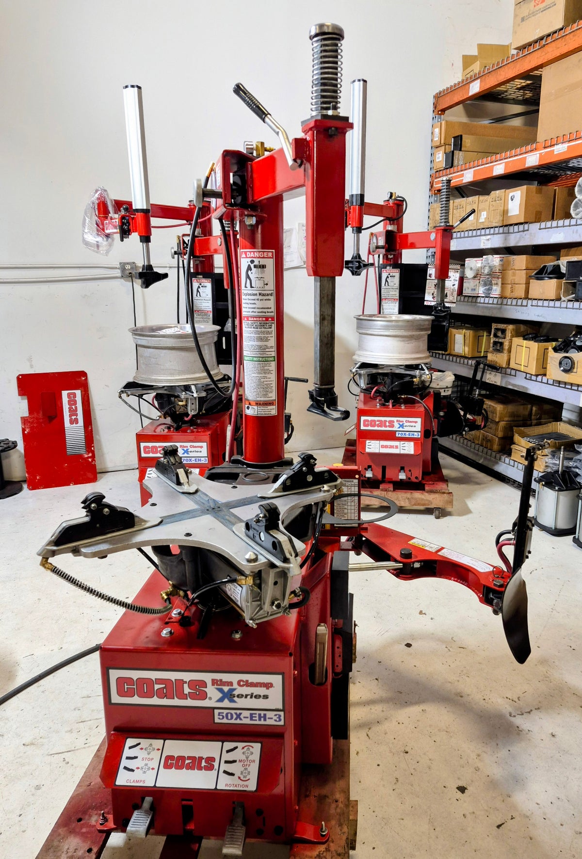 Tire Changer Coats 50 series with air Motor rim clamp 1yr warranty